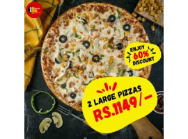 Day Night Pizza! Enjoy 60% Discount On Deal 8 For Rs.1149/-